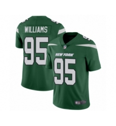 Youth New York Jets #95 Quinnen Williams Green Team Color Vapor Untouchable Limited Player Football Jersey