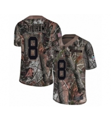 Youth New England Patriots #8 Jarrett Stidham Camo Untouchable Limited Football Jersey