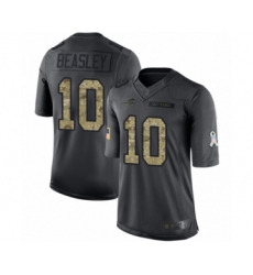 Youth Buffalo Bills #10 Cole Beasley Limited Black 2016 Salute to Service Football Jersey
