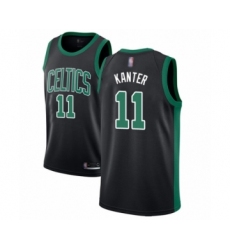 Youth Boston Celtics #11 Enes Kanter Swingman Black Basketball Jersey - Statement Edition