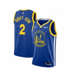 Women's Golden State Warriors #2 Willie Cauley-Stein Swingman Royal Finished Basketball Jersey - Icon Edition