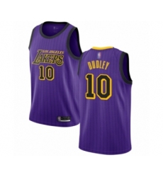 Men's Los Angeles Lakers #10 Jared Dudley Authentic Purple Basketball Jersey - City Edition