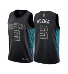 Women's Jordan Charlotte Hornets #3 Terry Rozier Swingman Black Basketball Jersey - City Edition