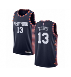 Women's New York Knicks #13 Marcus Morris Swingman Navy Blue Basketball Jersey - 2018-19 City Edition