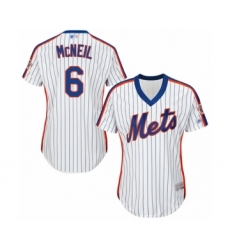 Women's New York Mets #6 Jeff McNeil Authentic White Alternate Cool Base Baseball Jersey