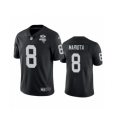 Youth Oakland Raiders #8 Marcus Mariota Black 2020 Inaugural Season Vapor Limited Jersey