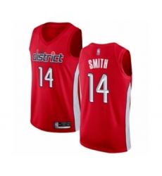 Men's Washington Wizards #14 Ish Smith Red Swingman Jersey - Earned Edition