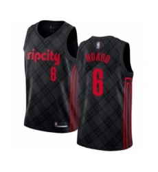 Youth Portland Trail Blazers #6 Jaylen Hoard Swingman Black Basketball Jersey - City Edition