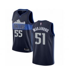 Youth Dallas Mavericks #51 Boban Marjanovic Swingman Navy Blue Basketball Jersey Statement Edition