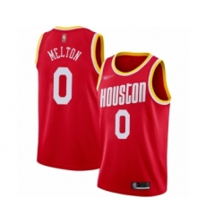 Youth Houston Rockets #0 De'Anthony Melton Swingman Red Hardwood Classics Finished Basketball Jersey