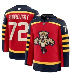Men's Florida Panthers #72 Sergei Bobrovsky Red 2026 Winter Classic Stitched Hockey Jersey
