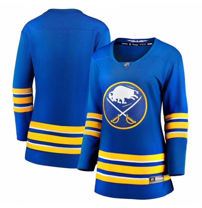 Women's Buffalo Sabres Fanatics Branded Blank Royal 2020-21 Home Breakaway Jersey