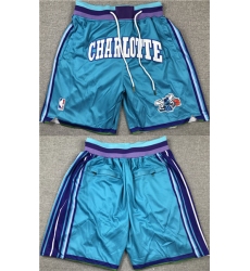 Men's Charlotte Hornets Teal Shorts