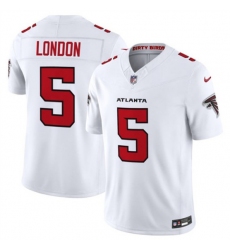 Men's Atlanta Falcons #5 Drake London White 2026 New F.U.S.E. Vapor Untouchable Limited Football Stitched Jersey