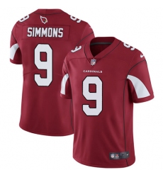 Men's Nike Arizona Cardinals #9 Isaiah Simmons Red Team Color Stitched NFL Vapor Untouchable Limited Jersey