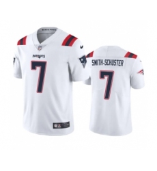 Men's New England Patriots #7 JuJu Smith-Schuster White Vapor Untouchable Stitched Football Jersey
