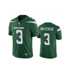 Men's New York Jets #3 Jordan Whitehead Green Vapor Untouchable Limited Stitched Jersey