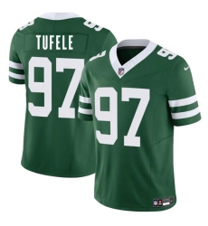 Men's New York Jets #97 Jay Tufele Green 2025 F.U.S.E. Vapor Untouchable Limited Football Stitched Jersey