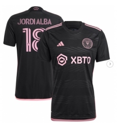 Men's Inter Miami CF Jordi Alba Ramos adidas Black 2023 La Noche Replica Player Jersey