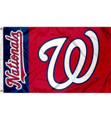 2Pcs WinCraft Washington Nationals Flag 3x5 Banner