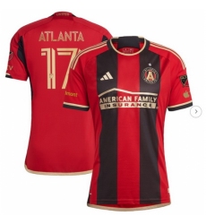 Men's Atlanta United FC adidas Black 2023 The 17s' Kit Authentic Jersey