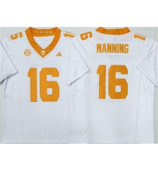 Men's Tennessee Volunteers #16 Peyton Manning White 2026 F.U.S.E. Stitched Jersey