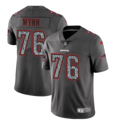 Youth Nike New England Patriots #76 Isaiah Wynn Gray Static Untouchable Limited NFL Jersey