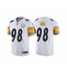 Men's Pittsburgh Steelers #98 DeMarvin Leal White Vapor Untouchable Limited Stitched Jersey