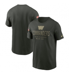 Men's Washington Commanders Forest Green 2025 Salute to Service Sideline Primary Edge Dri-FIT T-Shirt