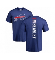 Football Buffalo Bills #10 Cole Beasley Royal Blue Backer T-Shirt