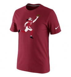 NFL Larry Fitzgerald Arizona Cardinals Nike Silhouette T-Shirt Cardinal