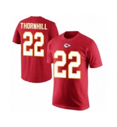 Football Men's Kansas City Chiefs #22 Juan Thornhill Red Rush Pride Name & Number T-Shirt