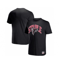 Men's Atlanta Falcons x Staple Black Logo Lockup T-Shirt