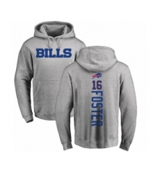 NFL Nike Buffalo Bills #16 Robert Foster Ash Backer Pullover Hoodie
