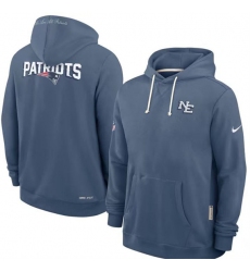 Men's New England Patriots Storm Blue “Rivalries” Pullover Hoodie