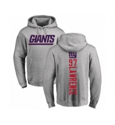 Football New York Giants #97 Dexter Lawrence Ash Backer Pullover Hoodie