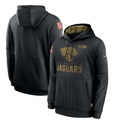 Men's NFL Jacksonville Jaguars 2020 Salute To Service Black Pullover Hoodie