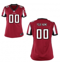 Women's Atlanta Falcons Nike Red Custom Game Jersey
