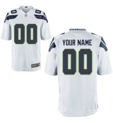 Nike Men's Seattle Seahawks Customized Game White Jersey