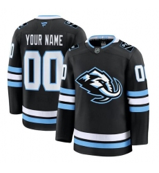 Men's Utah Mammoth ACTIVE PLAYER Custom 2025 Black Stitched Hockey Jersey