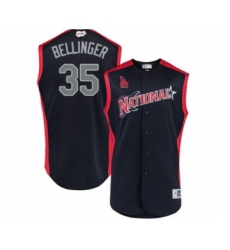 Youth Los Angeles Dodgers #35 Cody Bellinger Authentic Navy Blue National League 2019 Baseball All-Star Jersey