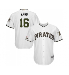 Men's Pittsburgh Pirates #16 Jung-ho Kang Replica White Alternate Cool Base Baseball Jersey