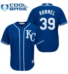 Men's Majestic Kansas City Royals #39 Jason Hammel Replica Blue Alternate 2 Cool Base MLB Jersey