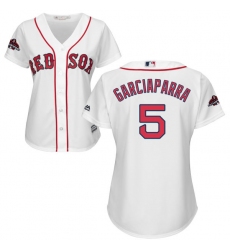Women's Majestic Boston Red Sox #6 Johnny Pesky Authentic Grey Road 2018 World Series Champions MLB Jersey
