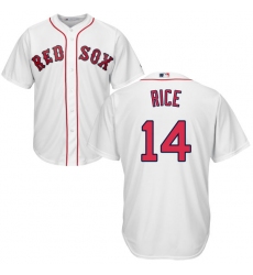 Youth Majestic Boston Red Sox #14 Jim Rice Replica White Home Cool Base MLB Jersey