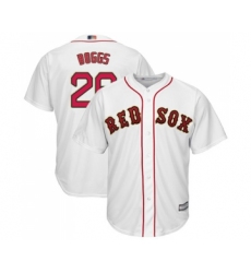 Youth Boston Red Sox #26 Wade Boggs Authentic White 2019 Gold Program Cool Base Baseball Jersey