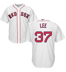 Youth Majestic Boston Red Sox #37 Bill Lee Replica White Home Cool Base MLB Jersey