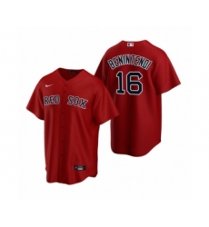 Men's Boston Red Sox #16 Andrew Benintendi Nike Red Replica Alternate Jersey