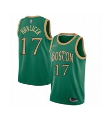 Youth Boston Celtics #17 John Havlicek Swingman Green Basketball Jersey - 2019 20 City Edition