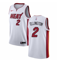 Women's Nike Miami Heat #2 Wayne Ellington Swingman NBA Jersey - Association Edition